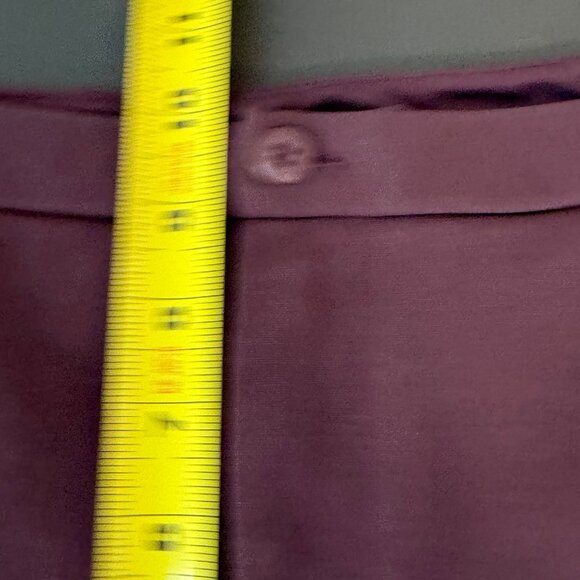 Lululemon Trousers Womens 12 Purple Go City Trek Mid Rise Ponte Stretch Travel - Picture 9 of 15